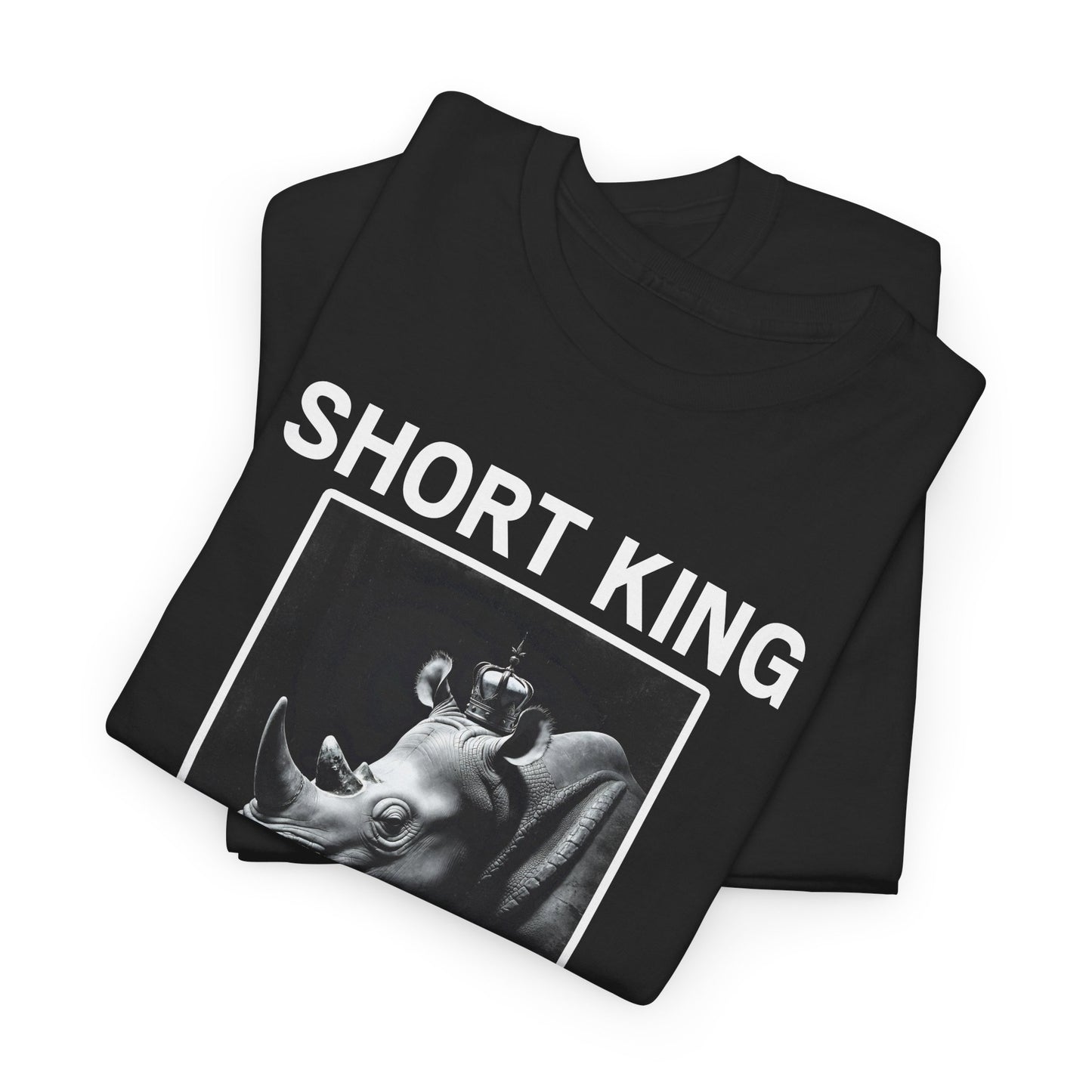 Short King, Huge Crown - Unisex Heavy Cotton Tee