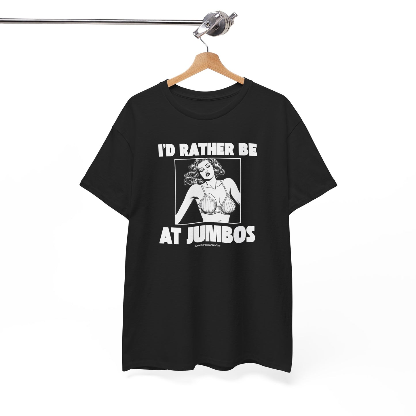 I’d Rather Be at Jumbo’s – Unisex Heavy Cotton Tee