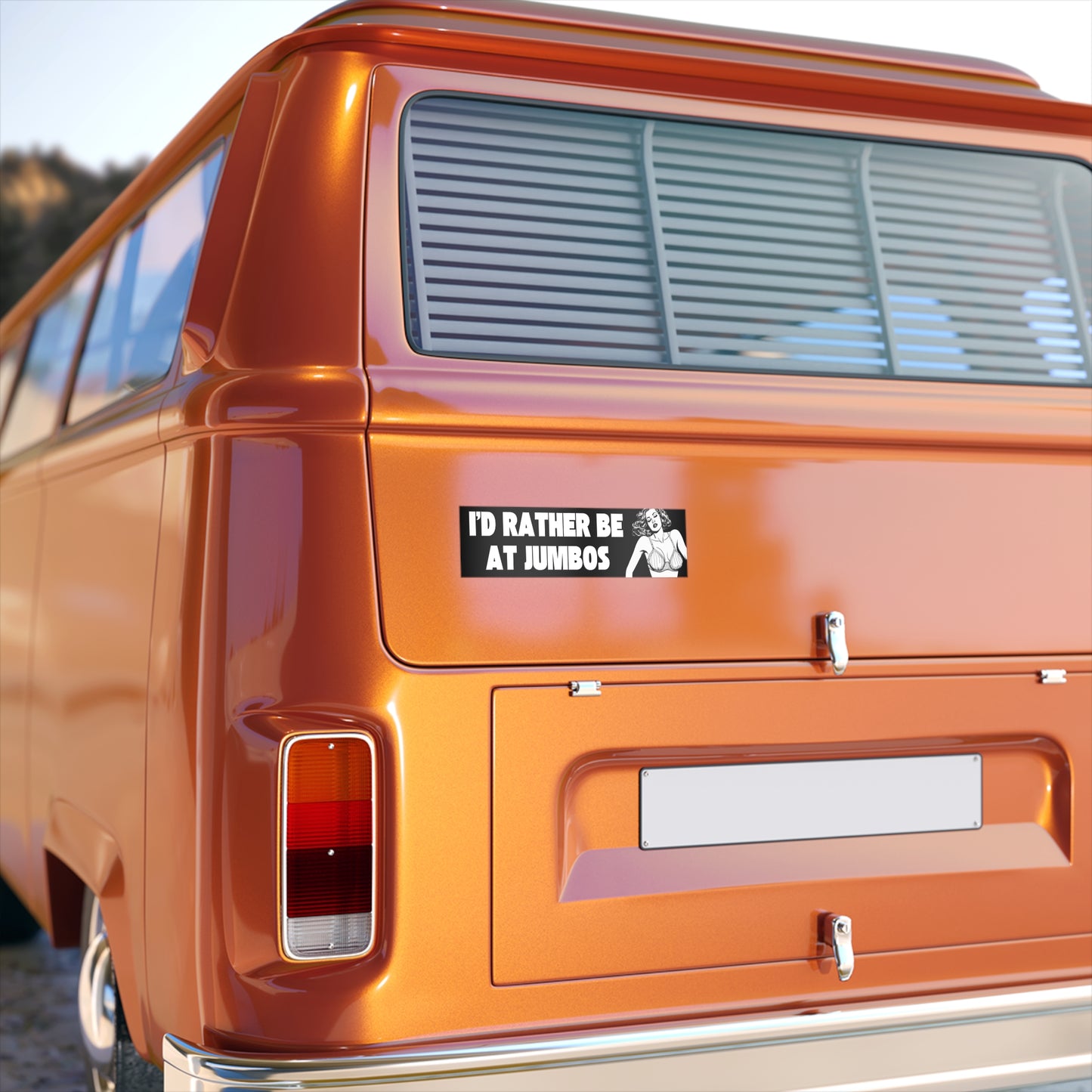 I'd Rather Be At Jumbo's - Bumper Sticker
