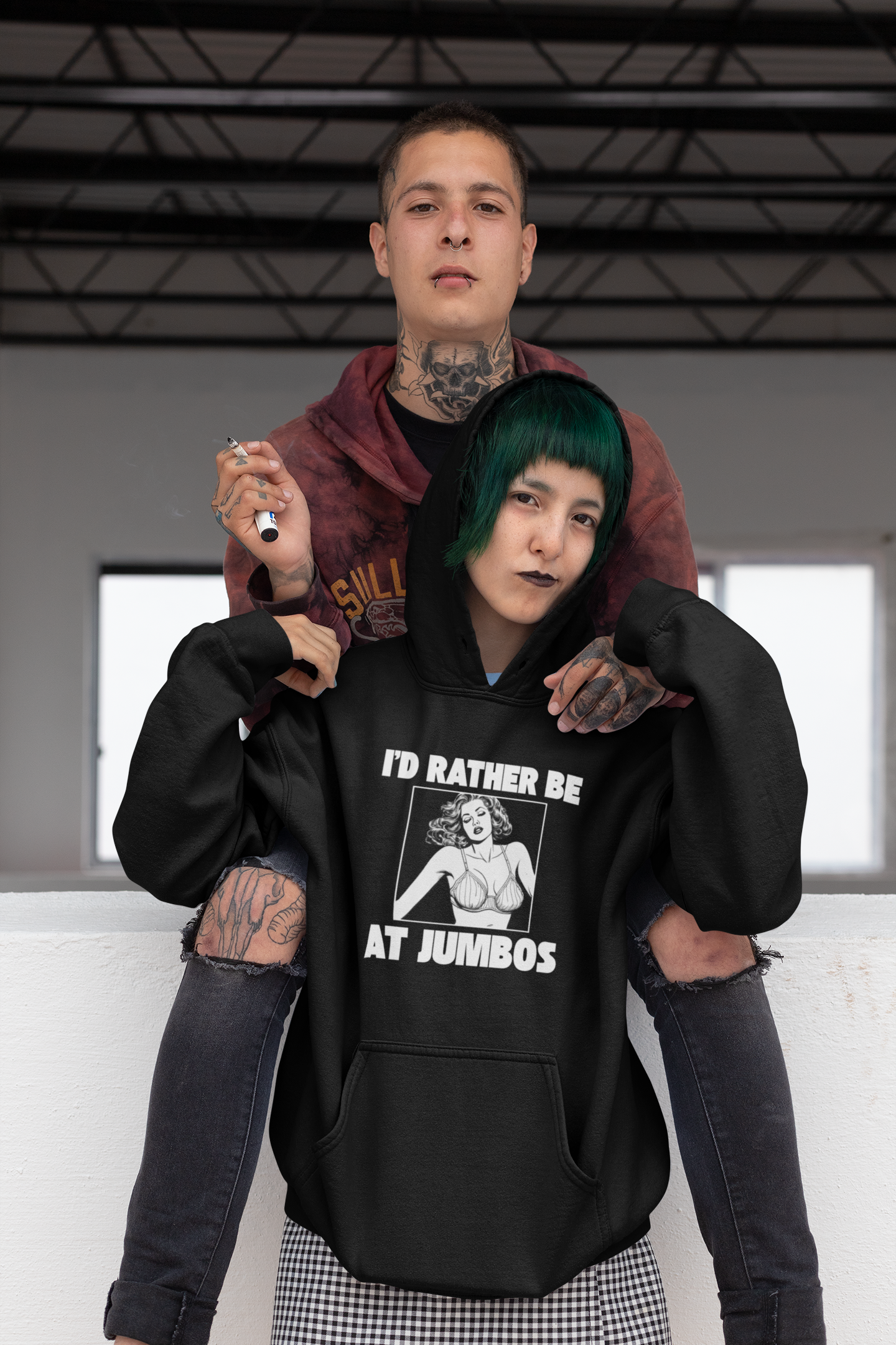 I'd Rather Be At Jumbo's - Champion Hoodie