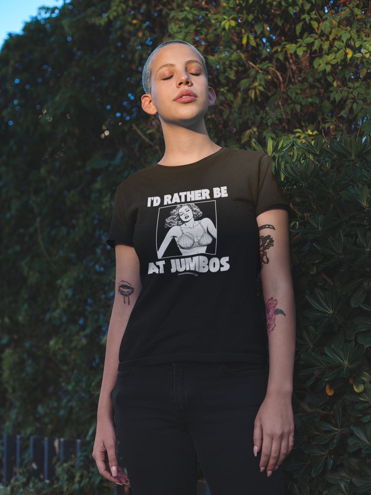 I’d Rather Be at Jumbo’s – Unisex Heavy Cotton Tee