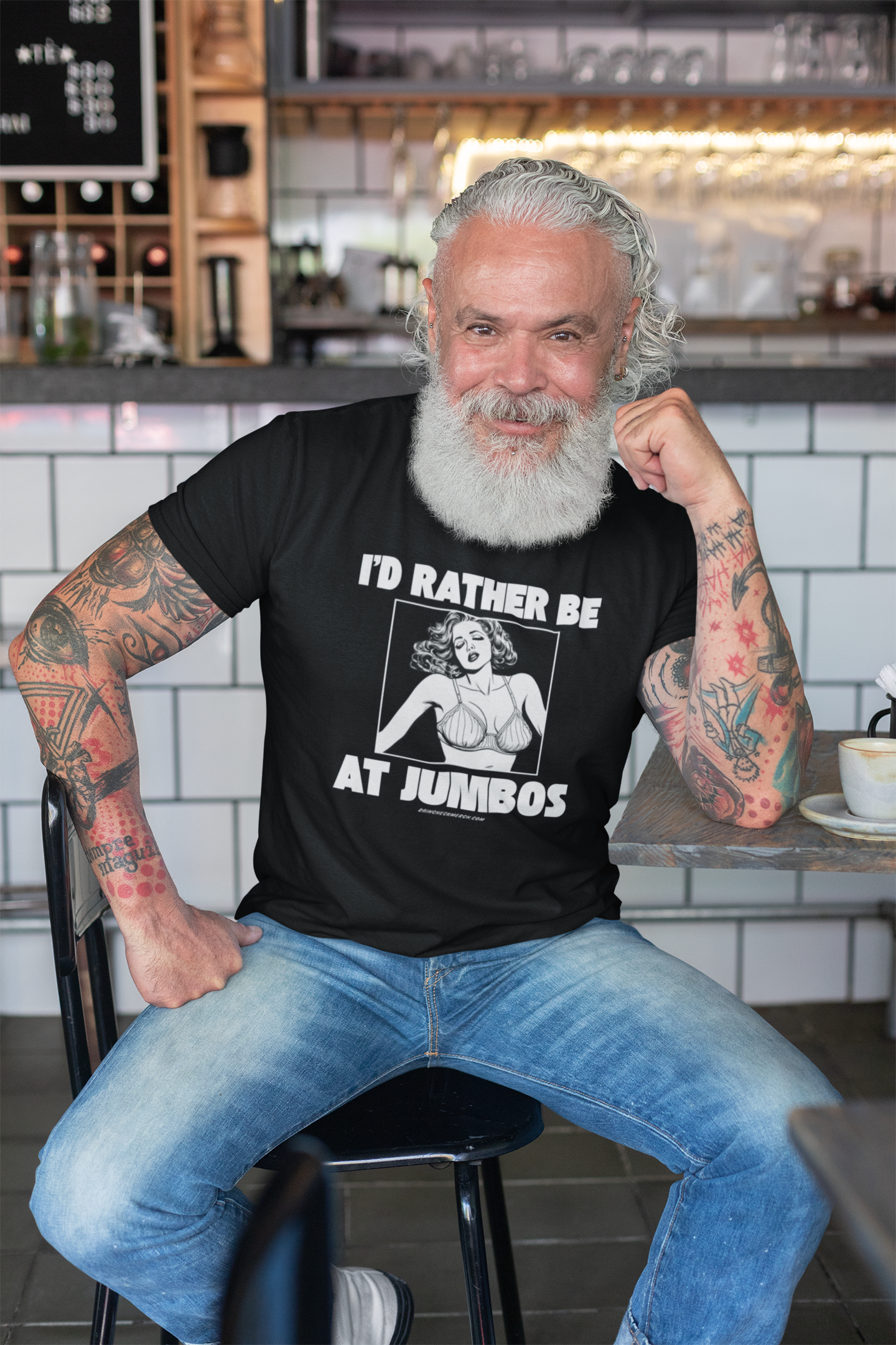 I’d Rather Be at Jumbo’s – Unisex Heavy Cotton Tee