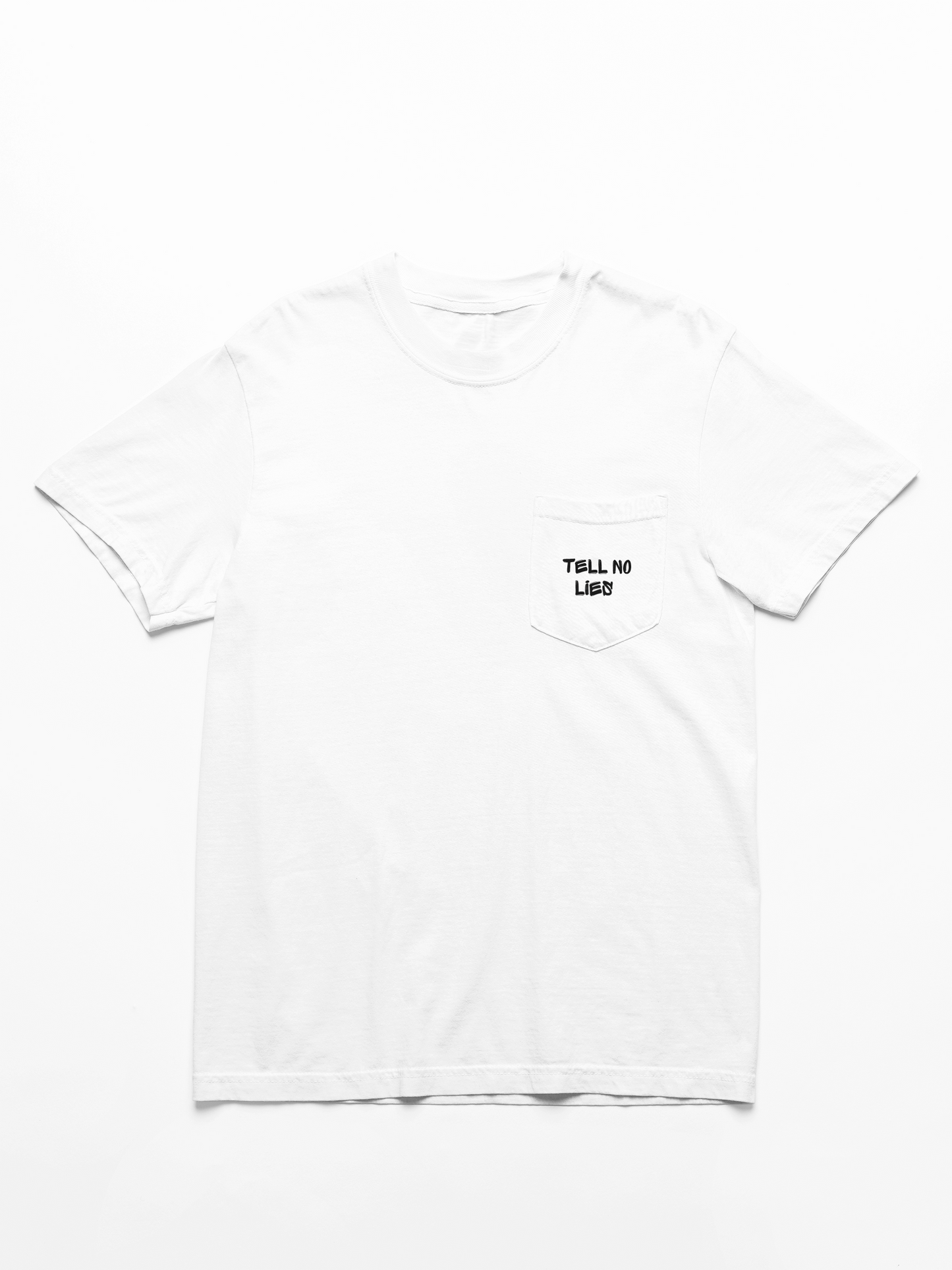 Tell No Lies - Unisex Garment-Dyed Pocket Wolf T-Shirt