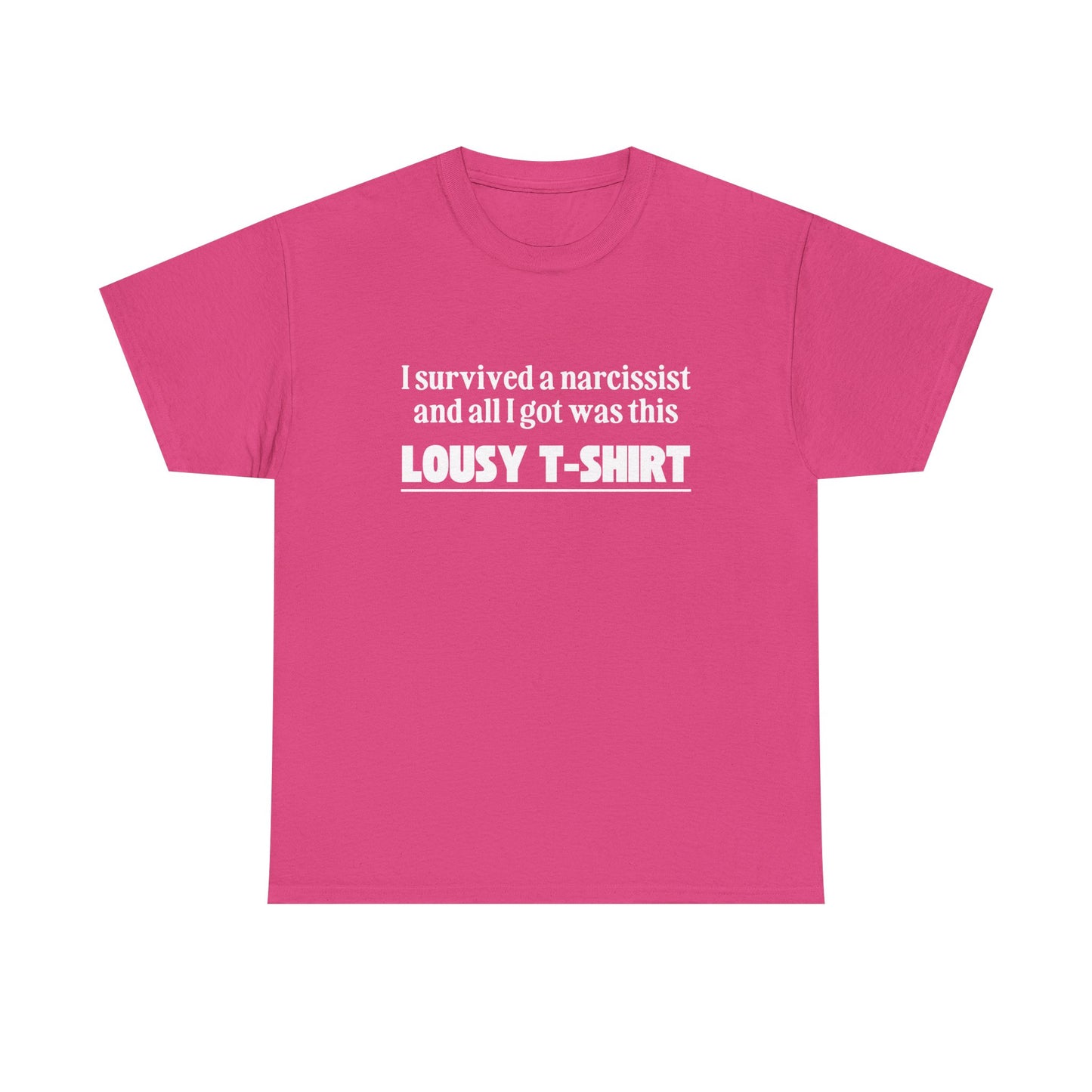 I Survived a Narcissist - Unisex Heavy Cotton Tee