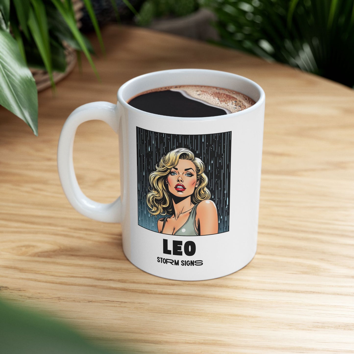Storm Signs, Leo - 11oz Ceramic Astrology Mug