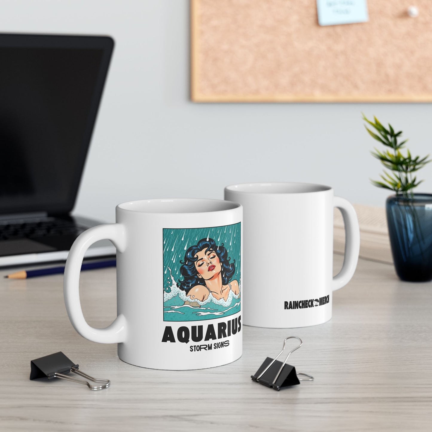 Storm Signs, Aquarius - 11oz Ceramic Astrology Mug