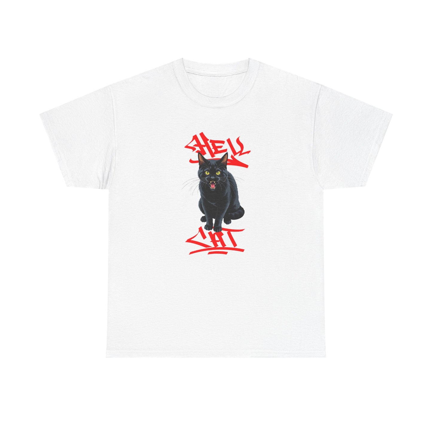 Hell Cat - Unisex Heavy Cotton Tee