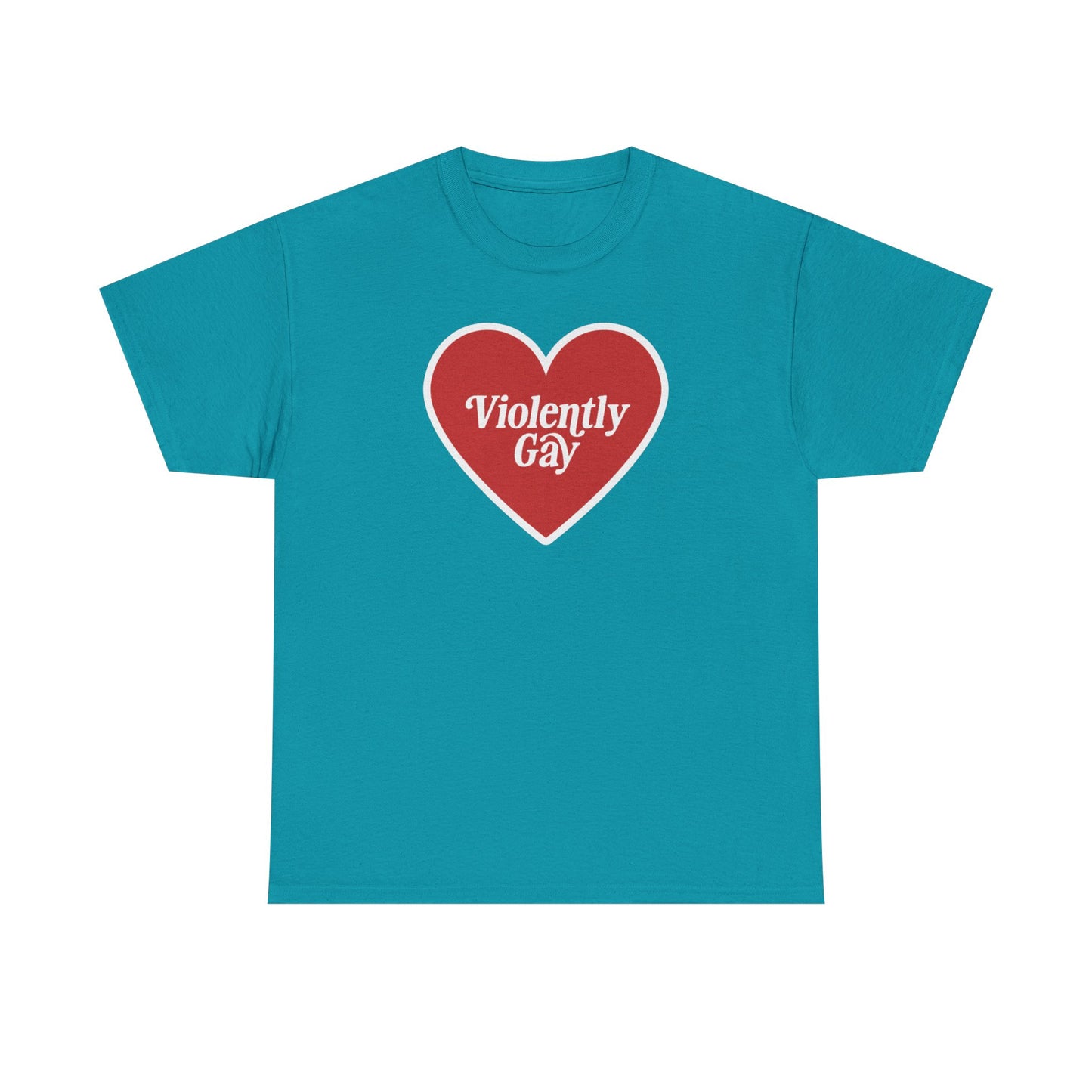 Violently Gay - Unisex Heavy Cotton T-Shirt