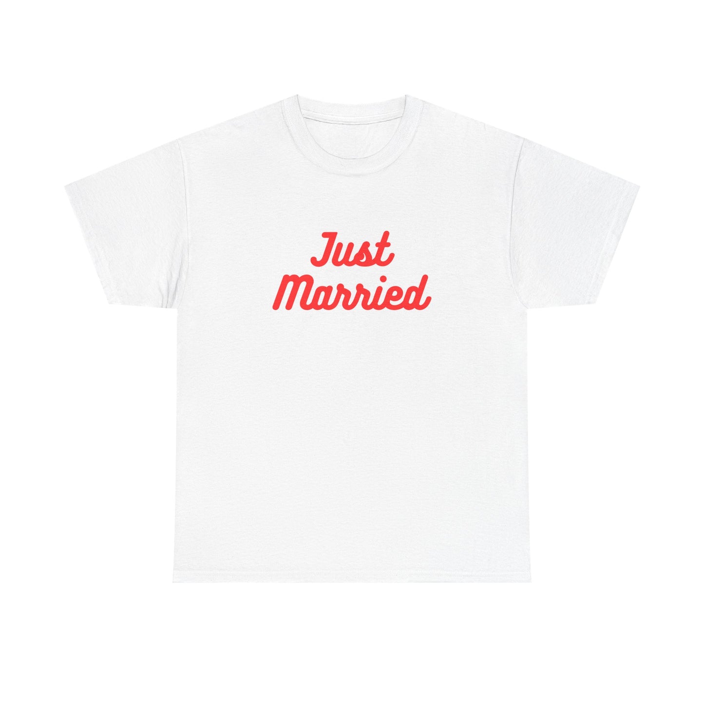 Just Married - Unisex Heavy Cotton Tee