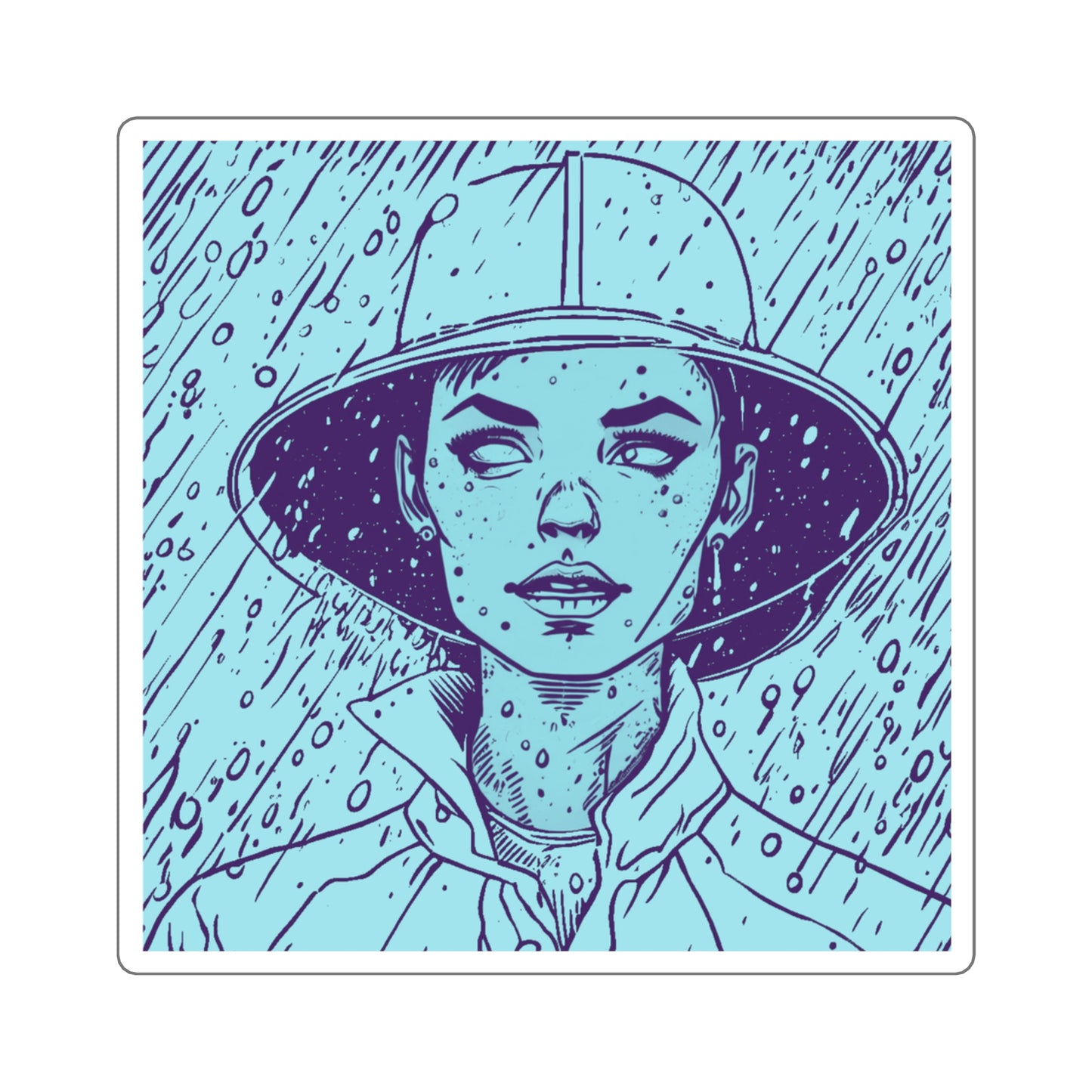 Rainy Day Woman - Graphic Sticker