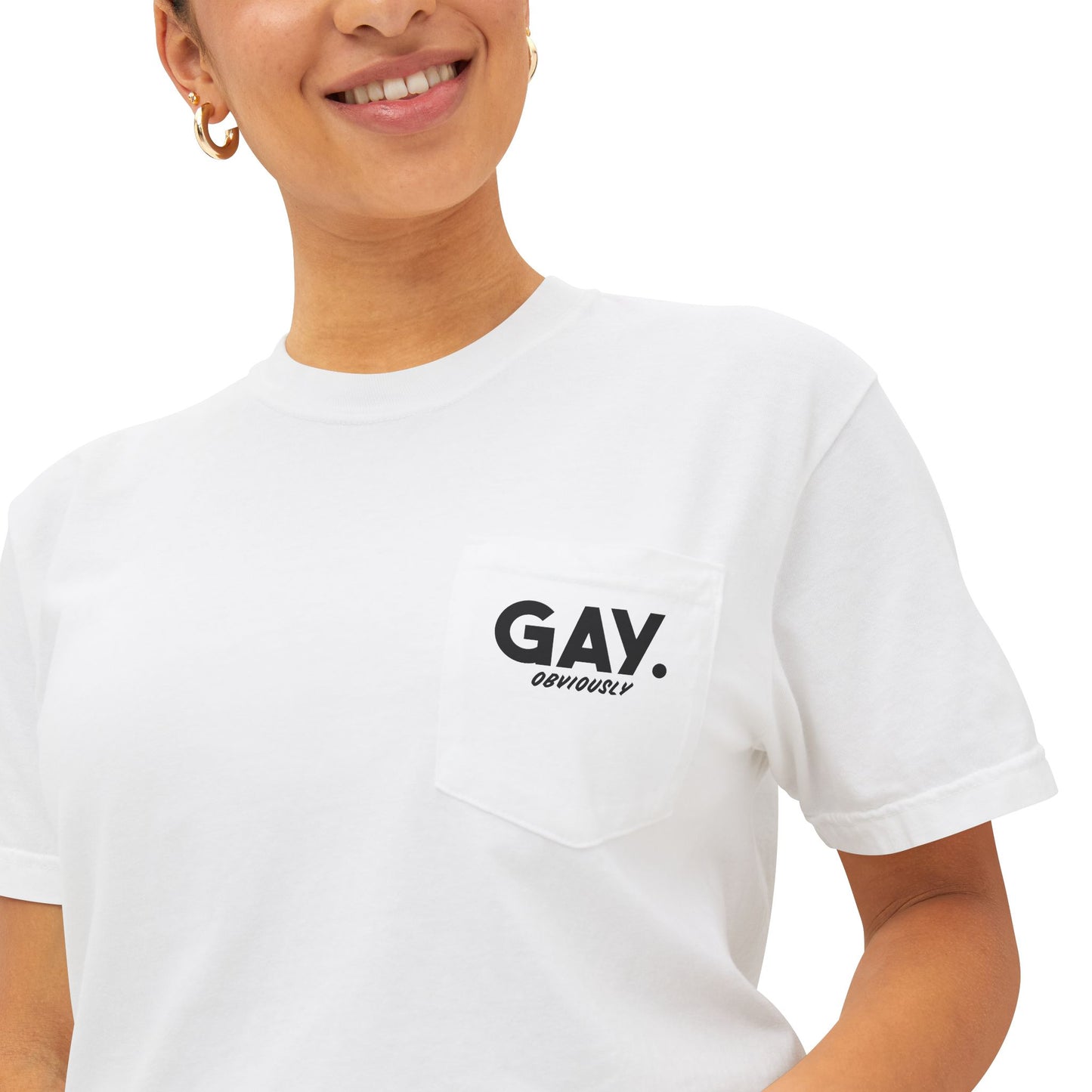 Gay, Obviously - Queer Pocket Tee