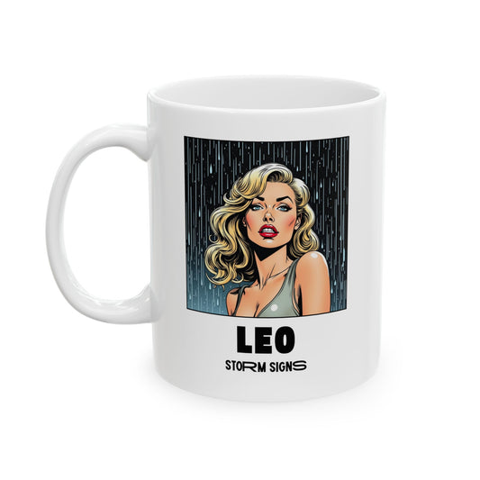 Storm Signs, Leo - 11oz Ceramic Astrology Mug
