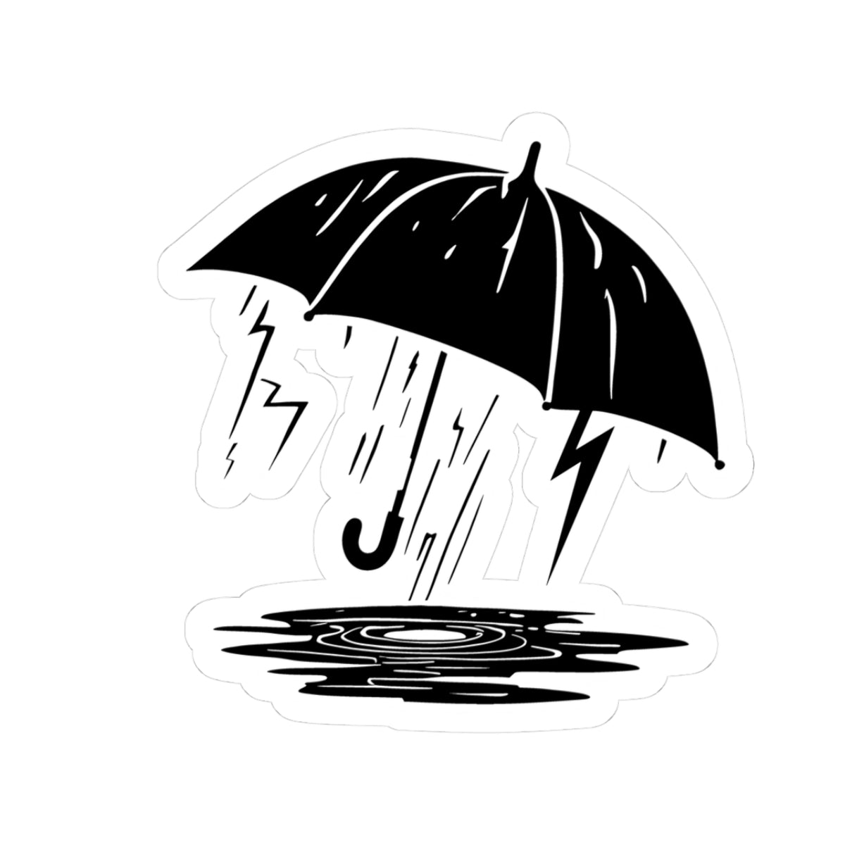 Rain Check Merch - Umbrella Logo Sticker