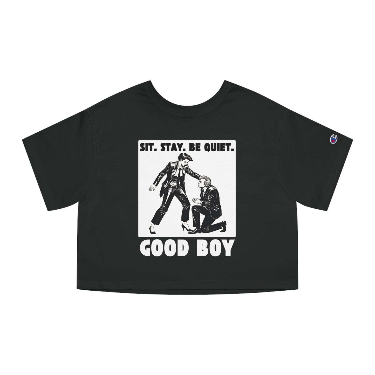 Good Boy - Champion Women's Heritage Cropped T-Shirt