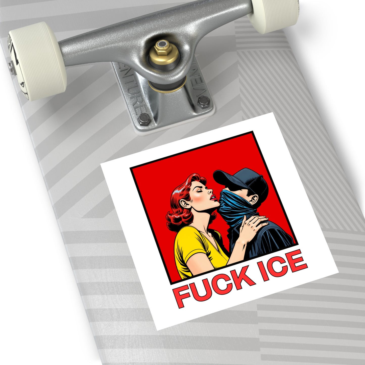 Chinga a ICE - Square Vinyl Stickers