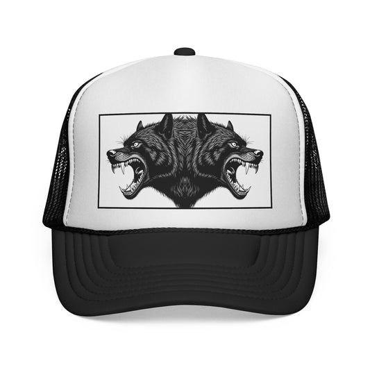 Two Headed Wolf-Trucker Hat
