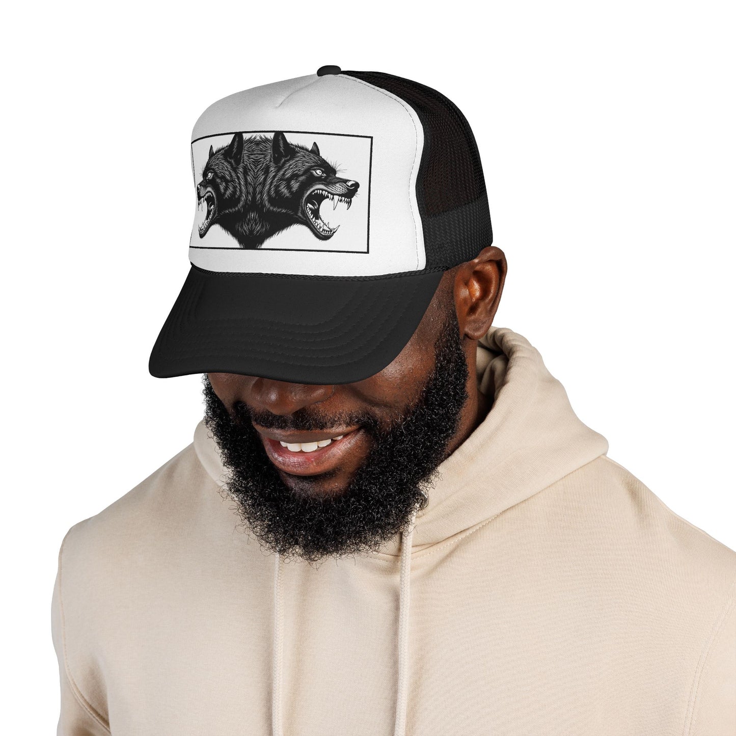 Two Headed Wolf-Trucker Hat