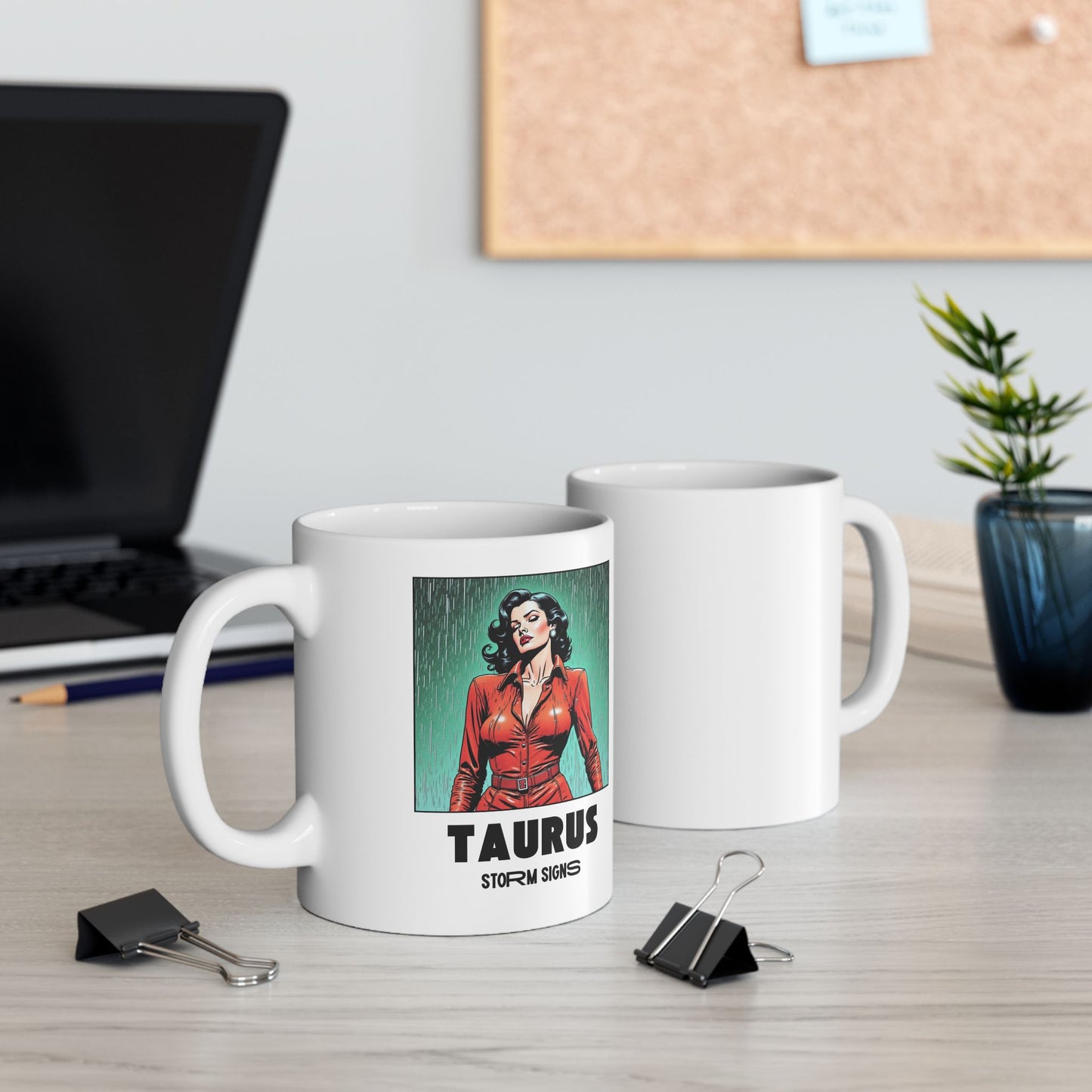 Storm Signs, Taurus - 11oz Ceramic Astrology Zodiac Sign Mug