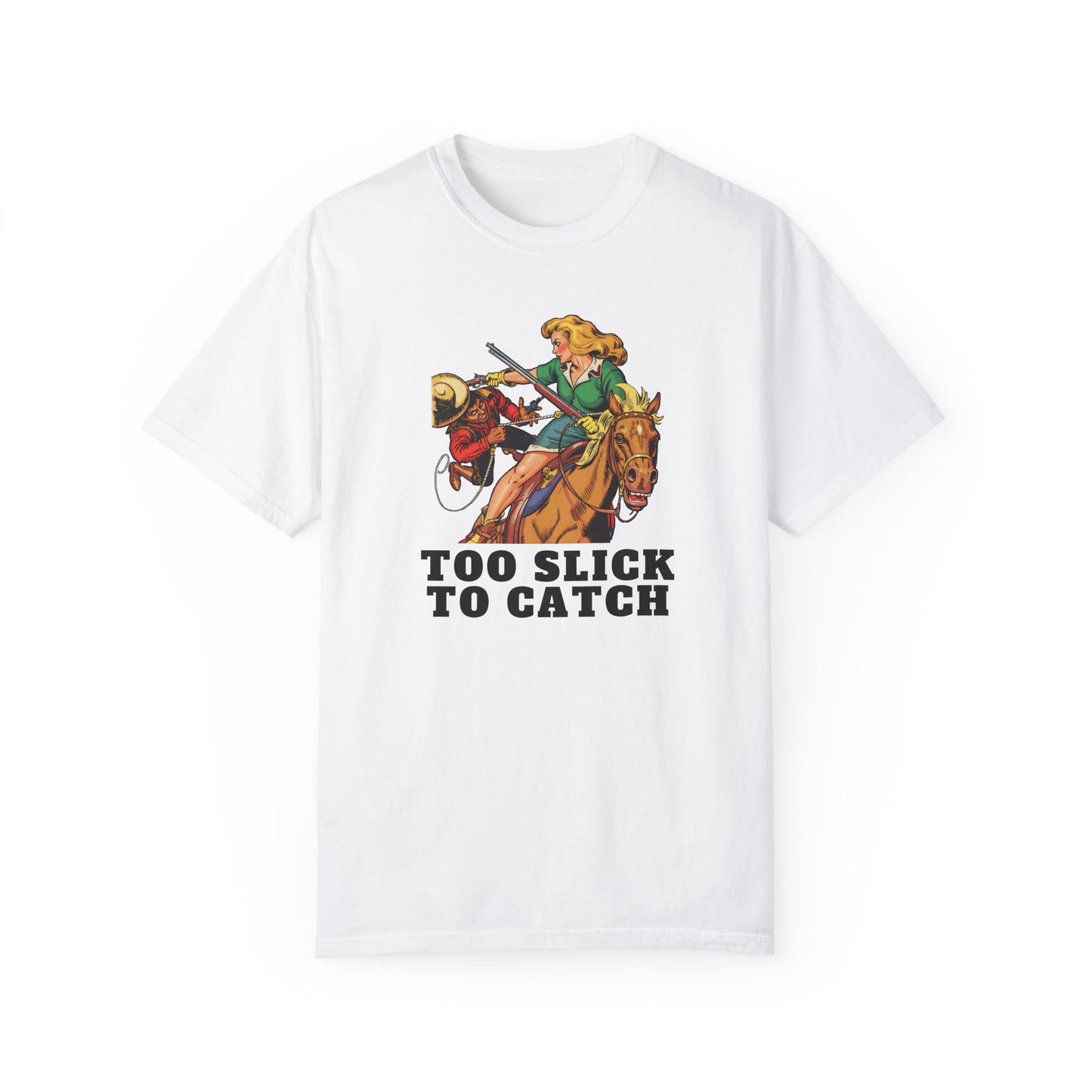 Too Slick To Catch - Unisex Heavy Cotton Tee