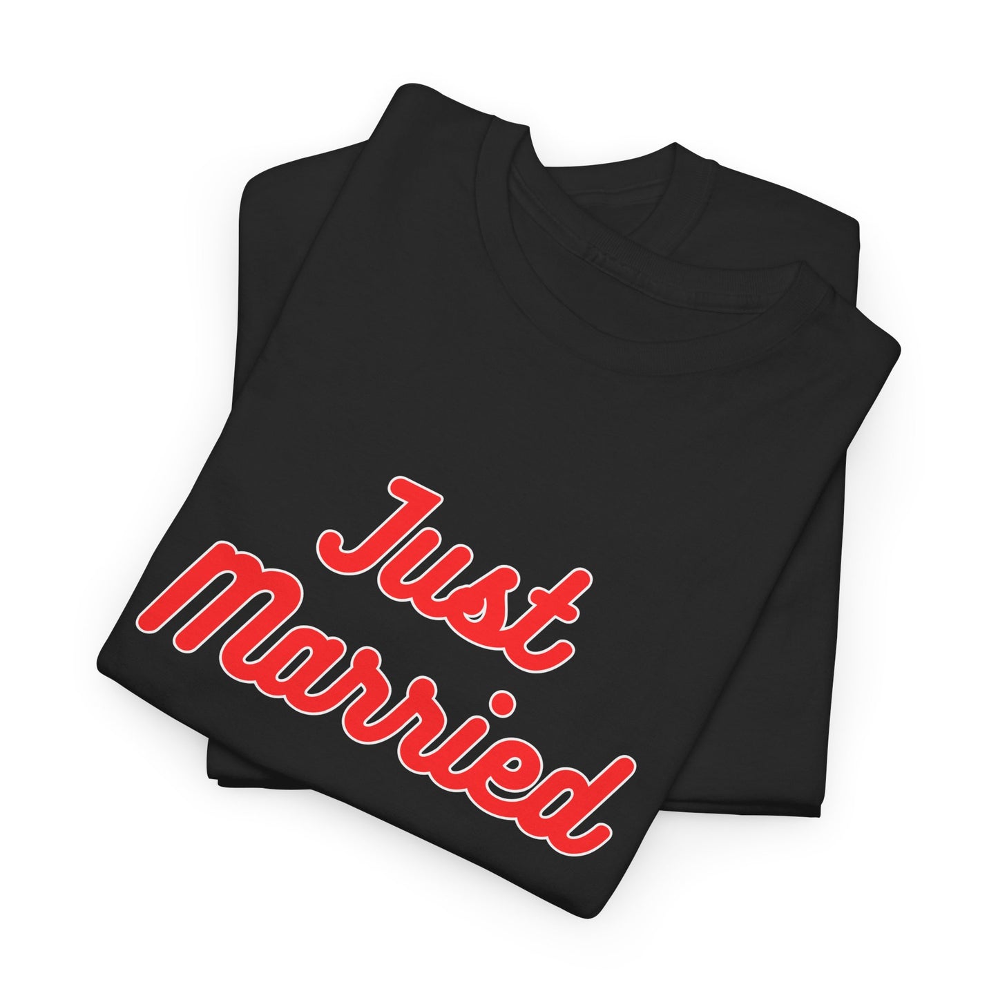 Just Married - Unisex Heavy Cotton Tee