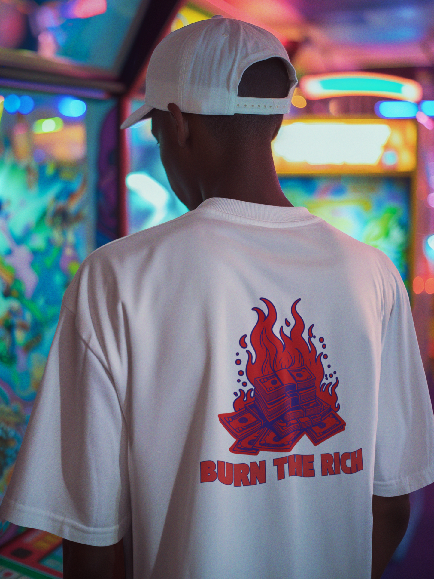 Burn The Rich - Unisex Heavy Cotton Tee