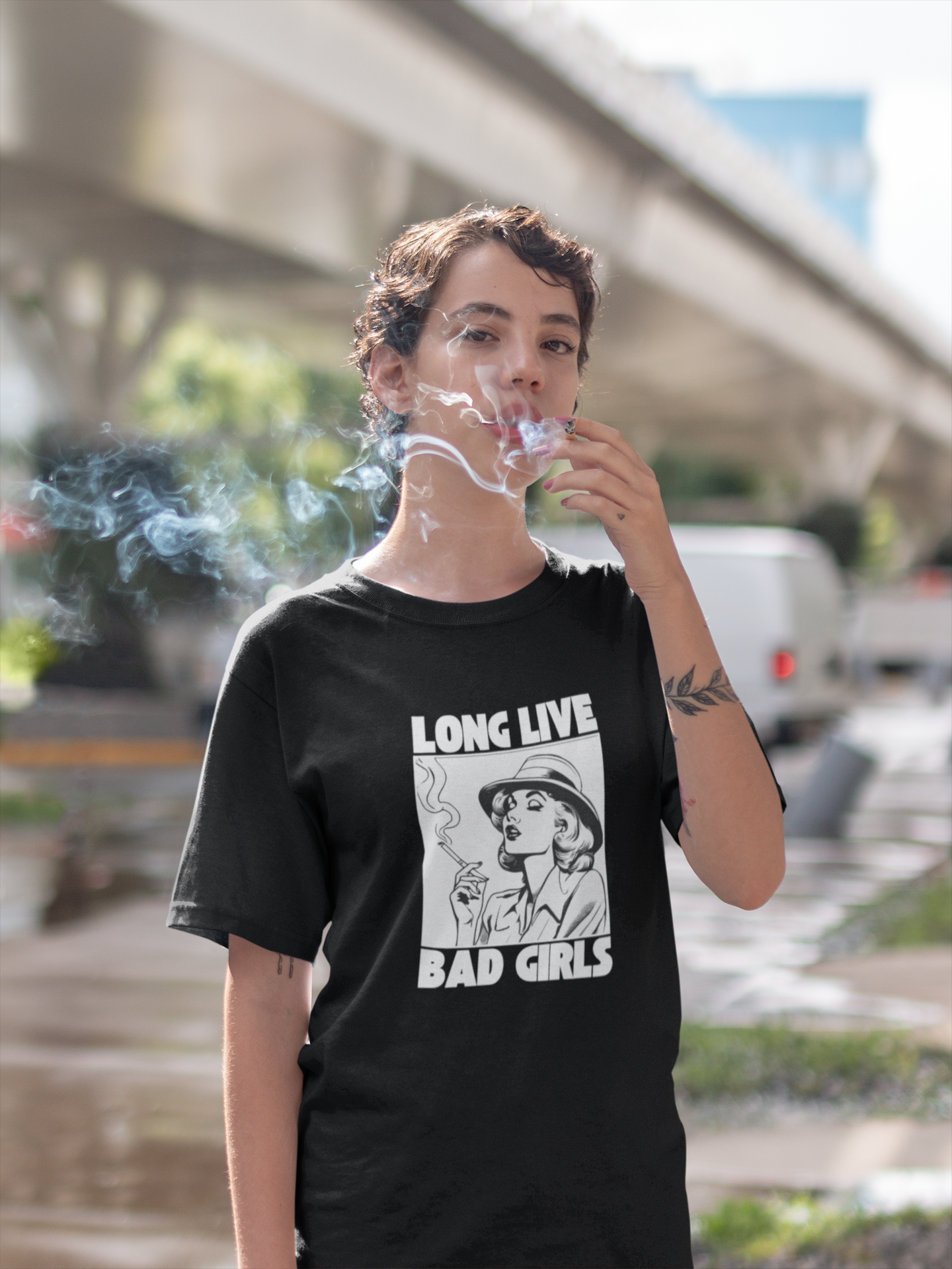 Long Live Bad Girls - Unisex Heavy Cotton Tee