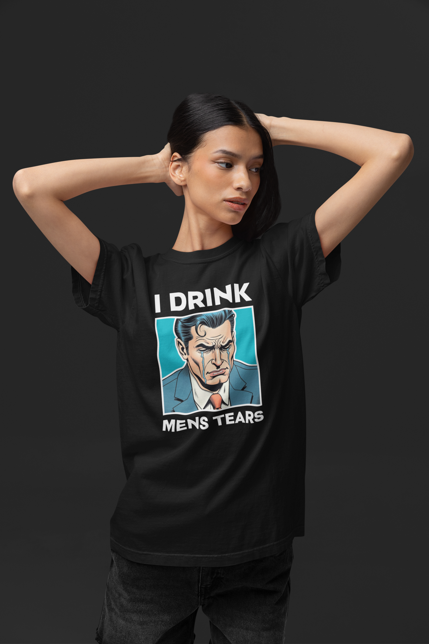 I Drink Men's Tears - Feminist Urban Heavy Tee