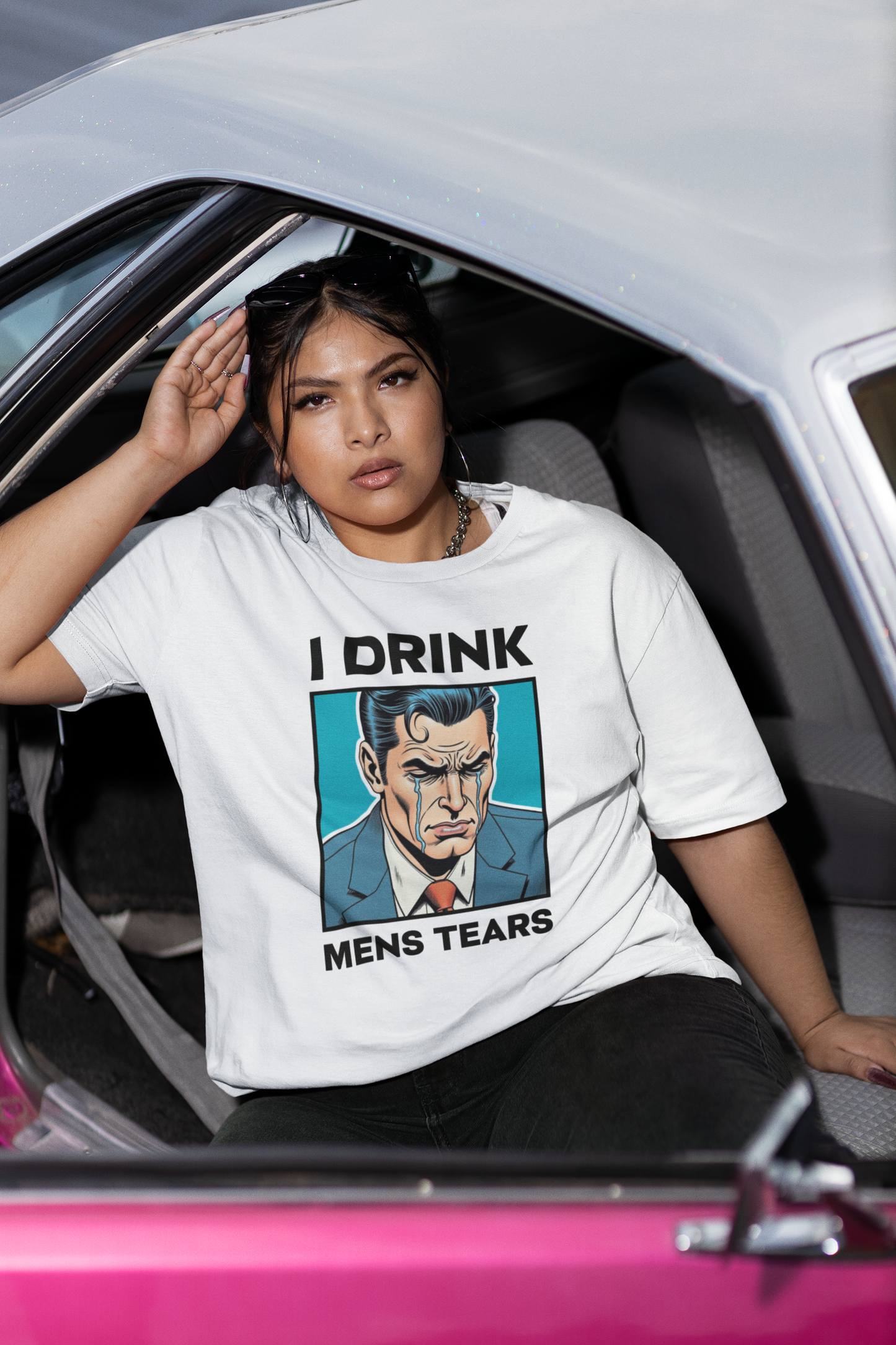 I Drink Men's Tears - Feminist Urban Heavy Tee