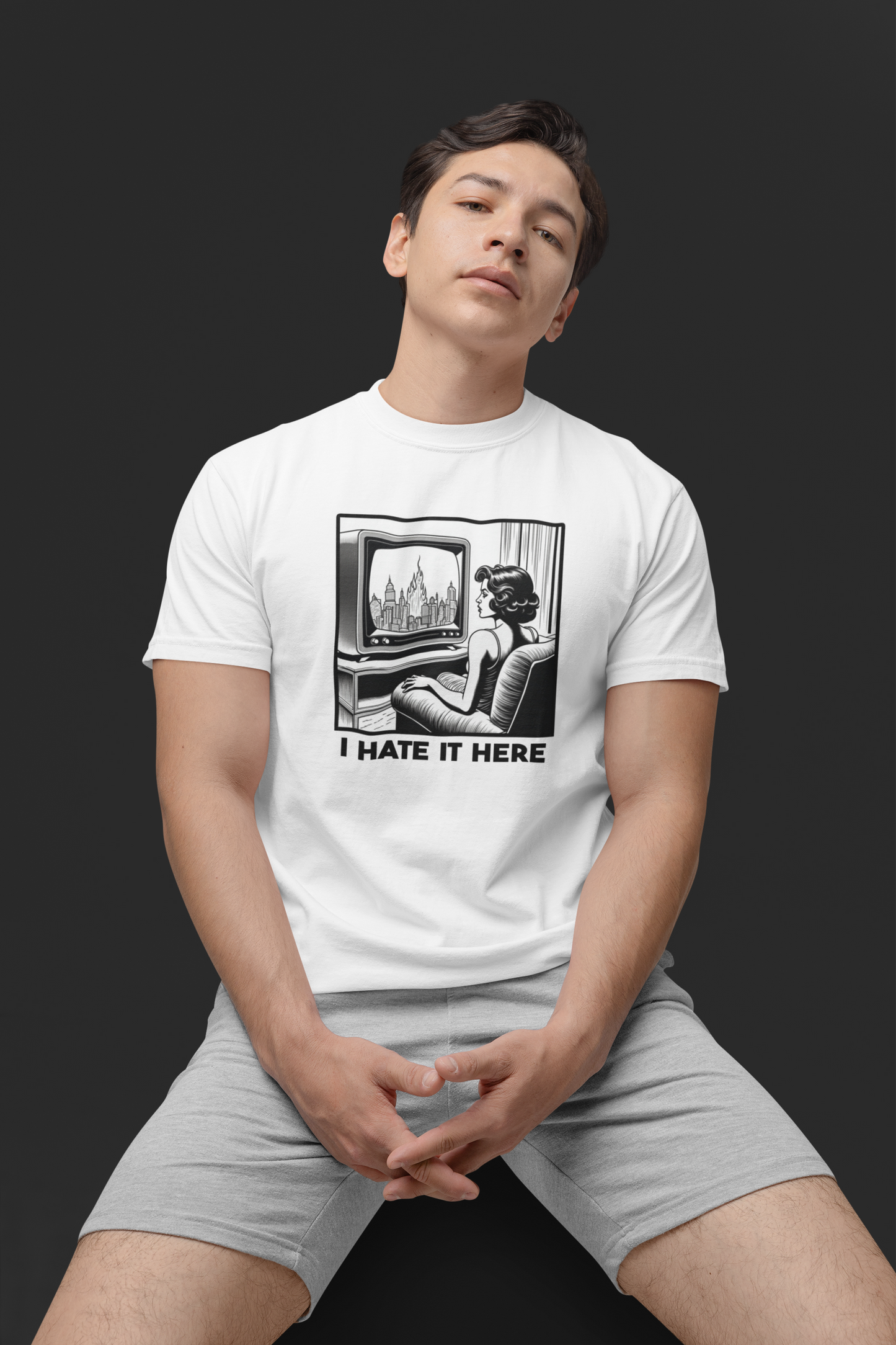 I Hate It Here - Unisex Heavy Cotton T-shirt