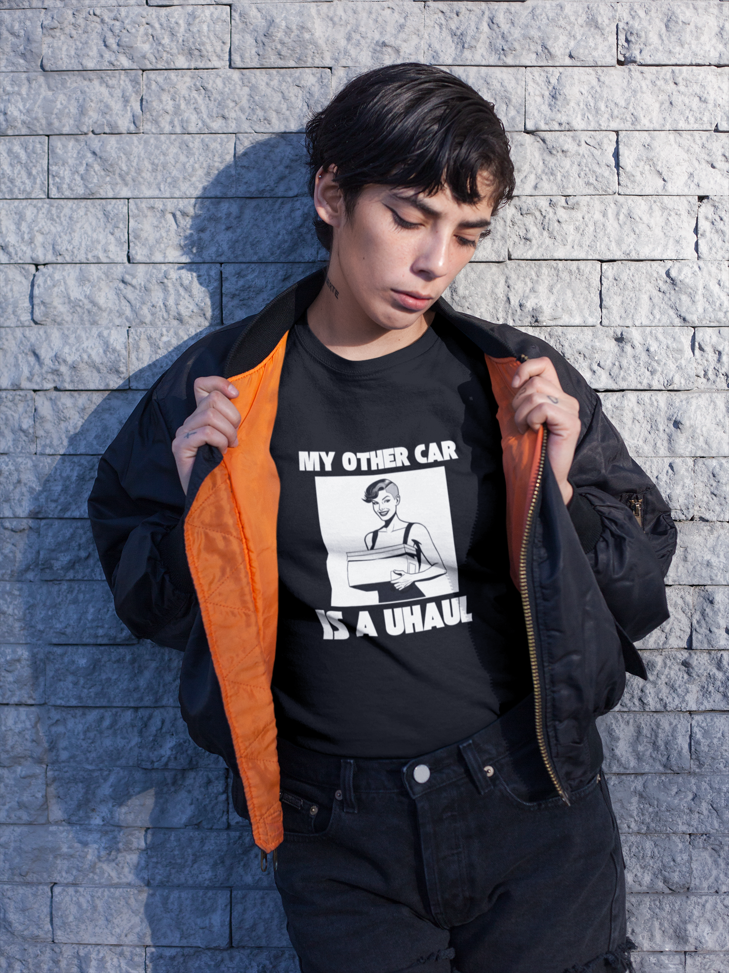 My Other Car is a U-Haul - Unisex Heavy Cotton T-Shirt