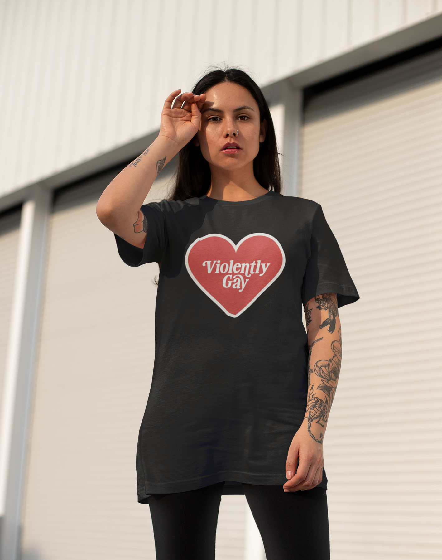 Violently Gay - Unisex Heavy Cotton T-Shirt