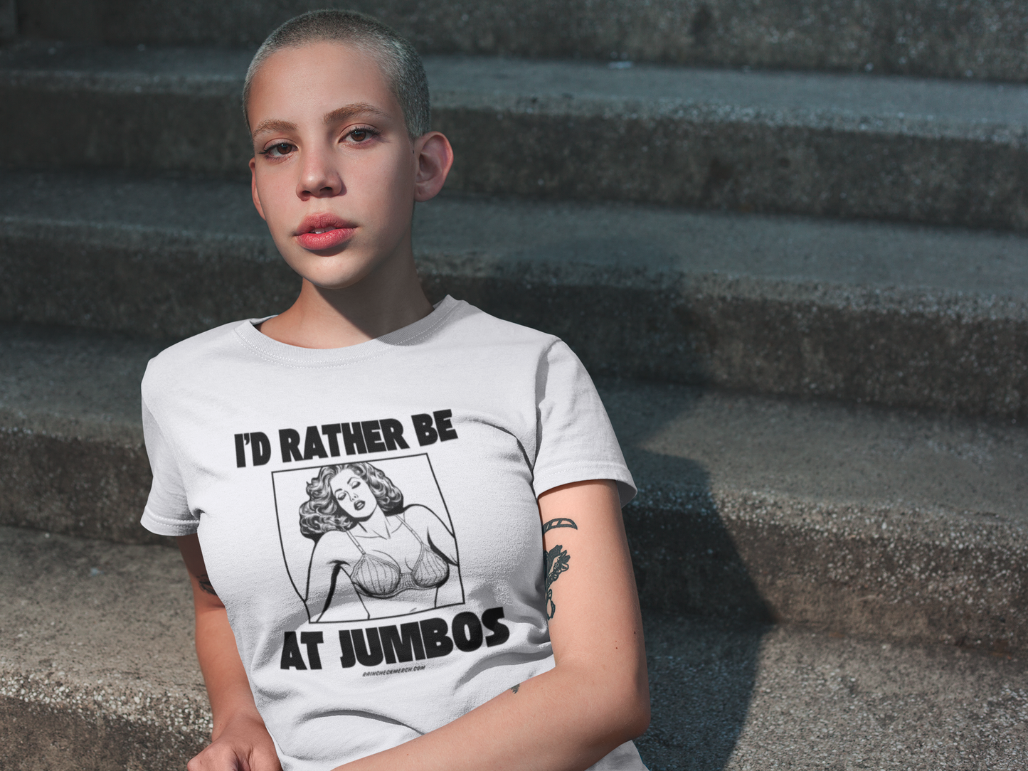 I’d Rather Be at Jumbo’s – Unisex Heavy Cotton Tee