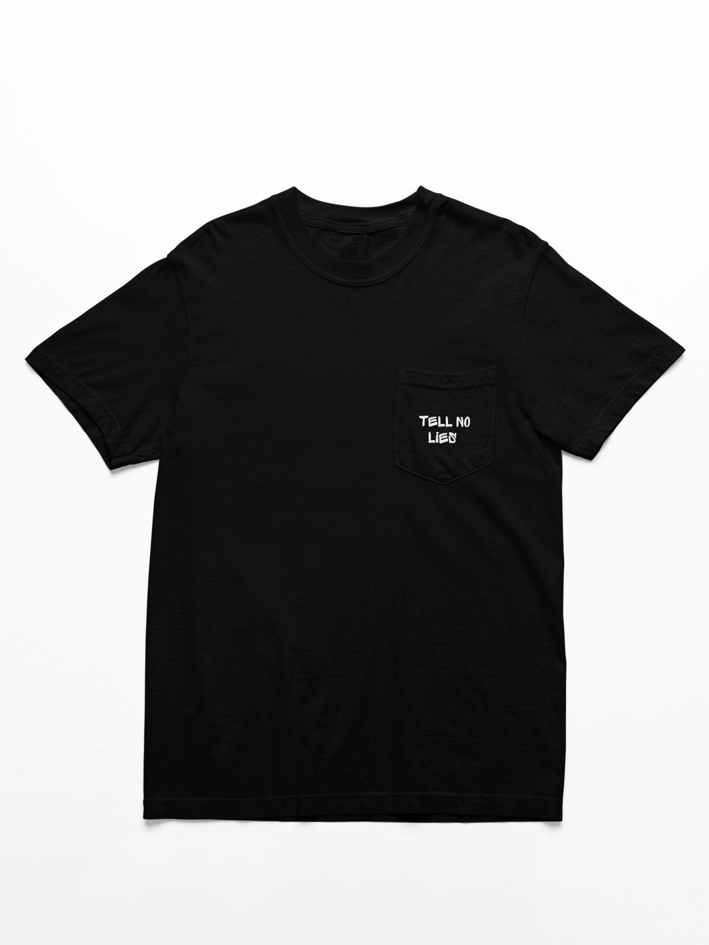 Tell No Lies - Unisex Garment-Dyed Pocket Wolf T-Shirt