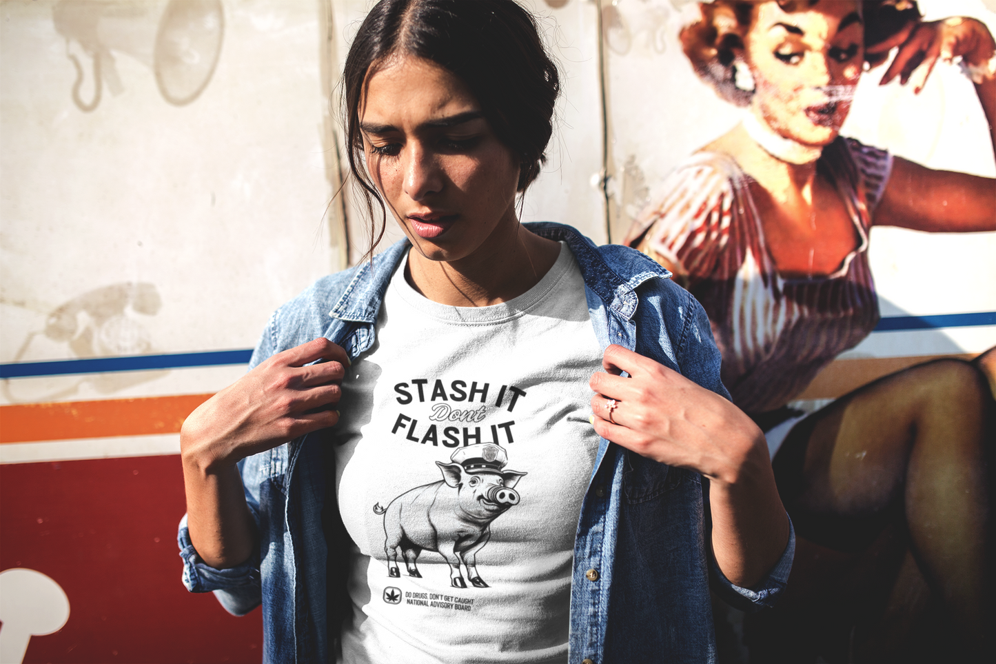Stash It, Don't Flash It - Unisex Heavy Cotton Tee