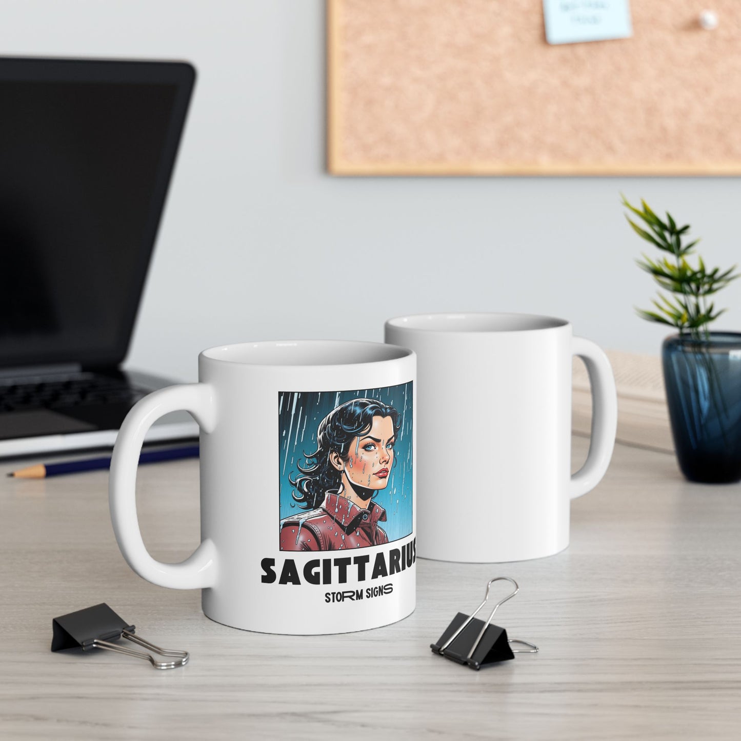 Storm Signs, Sagittarius - 11oz Ceramic Astrology Zodiac Sign Mug