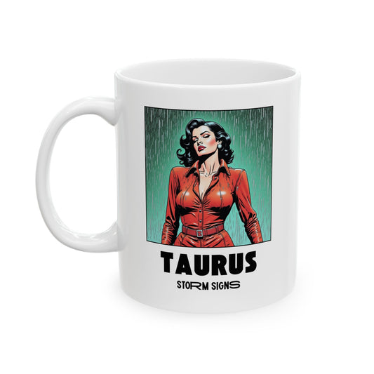 Storm Signs, Taurus - 11oz Ceramic Astrology Mug