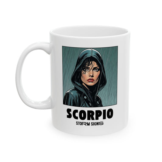 Storm Signs, Scorpio - 11oz Ceramic Astrology Zodiac Sign Mug