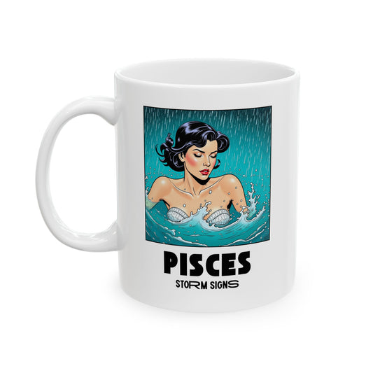 Storm Signs, Pisces - 11oz Ceramic Astrology Mug