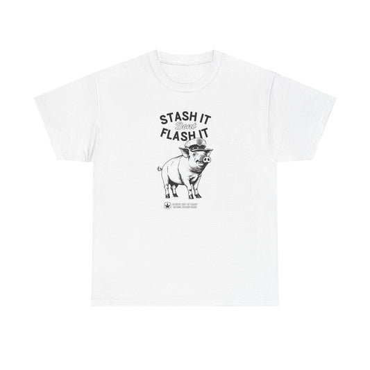 Stash It, Don't Flash It - Unisex Heavy Cotton Tee