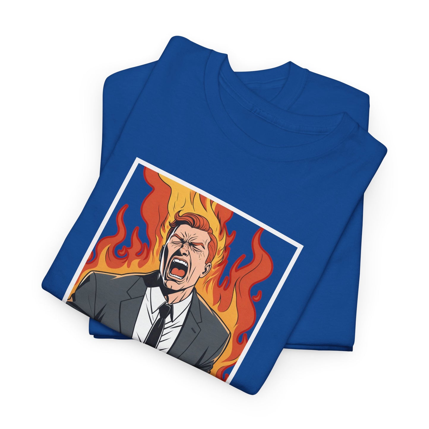 Burn The Rich - Unisex Heavy Cotton Tee Shirt