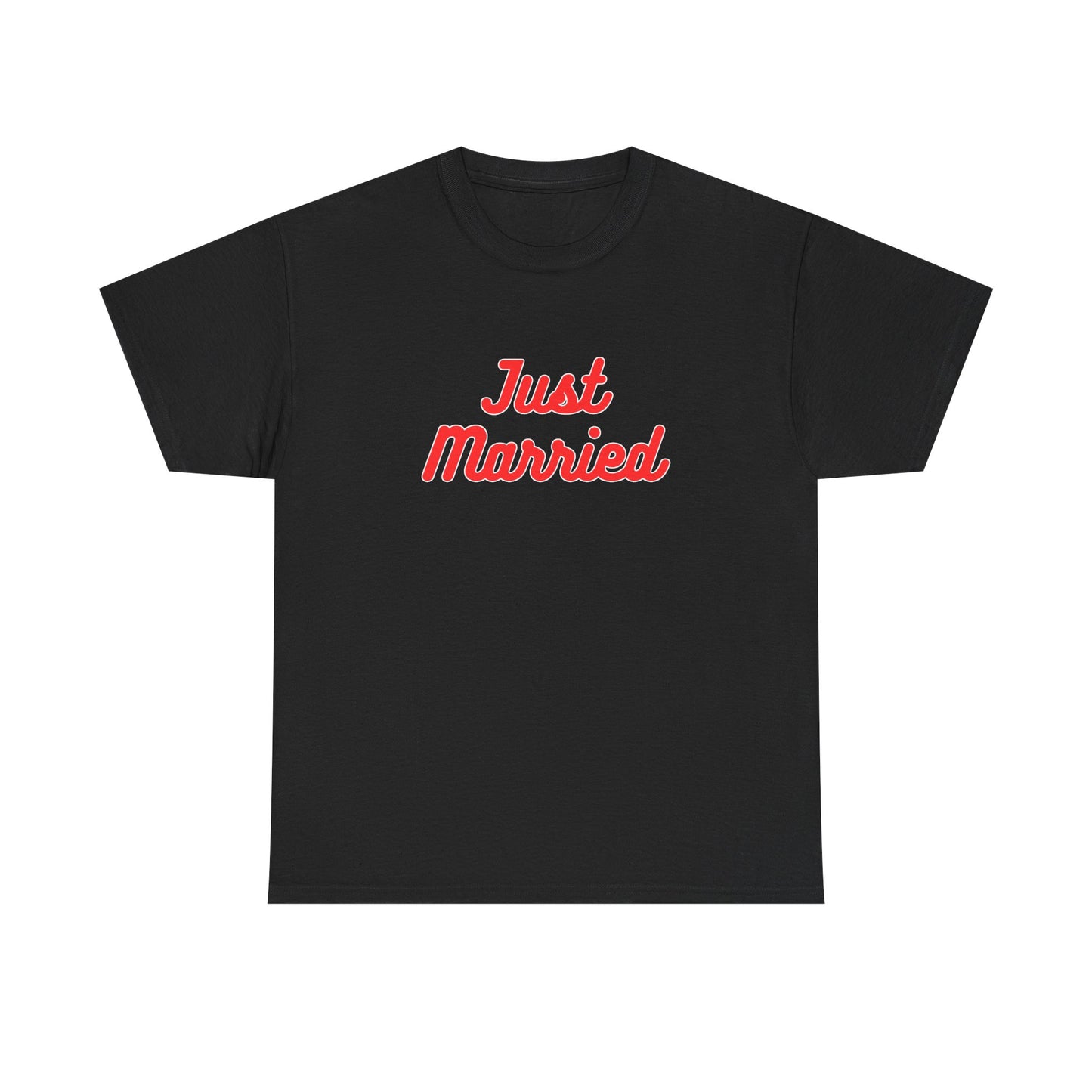 Just Married - Unisex Heavy Cotton Tee