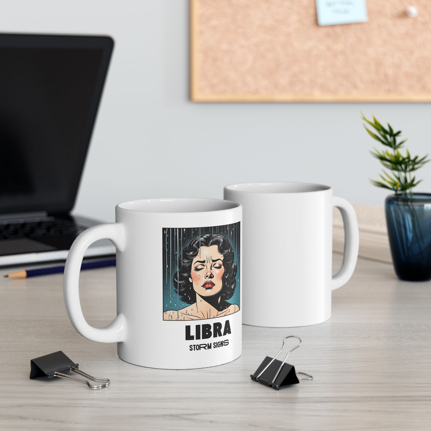 Storm Signs, Libra - 11oz Ceramic Astrology Zodiac Sign Mug