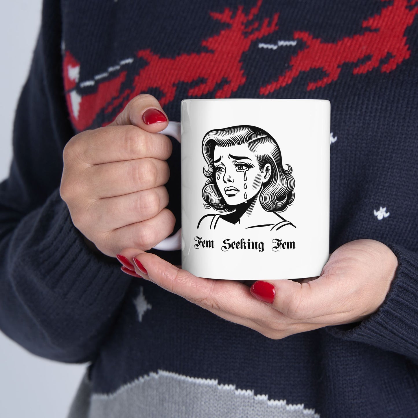 Fem Seeking Fem - 11oz Lesbian Ceramic Mug