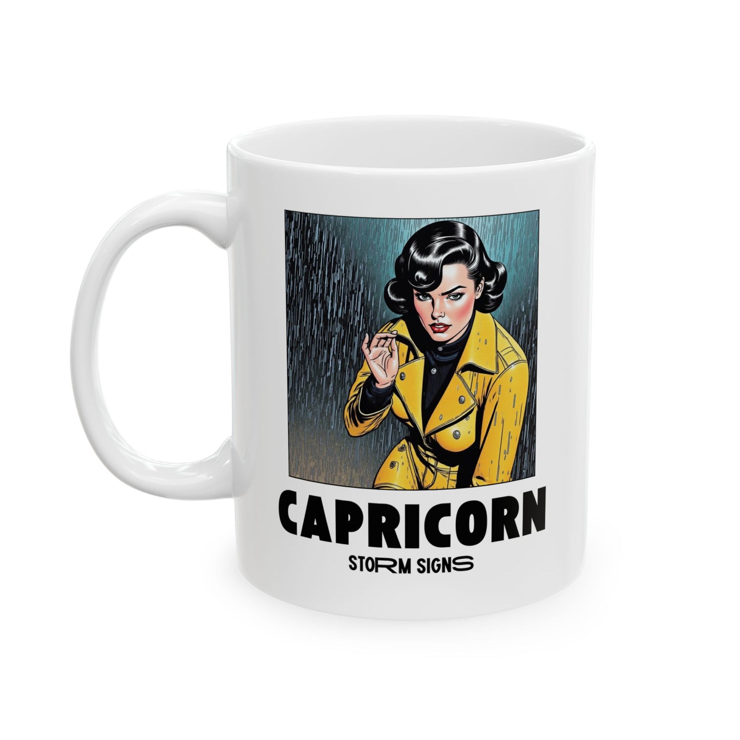 Storm Signs, Capricorn - 11oz Ceramic Astrology Mug