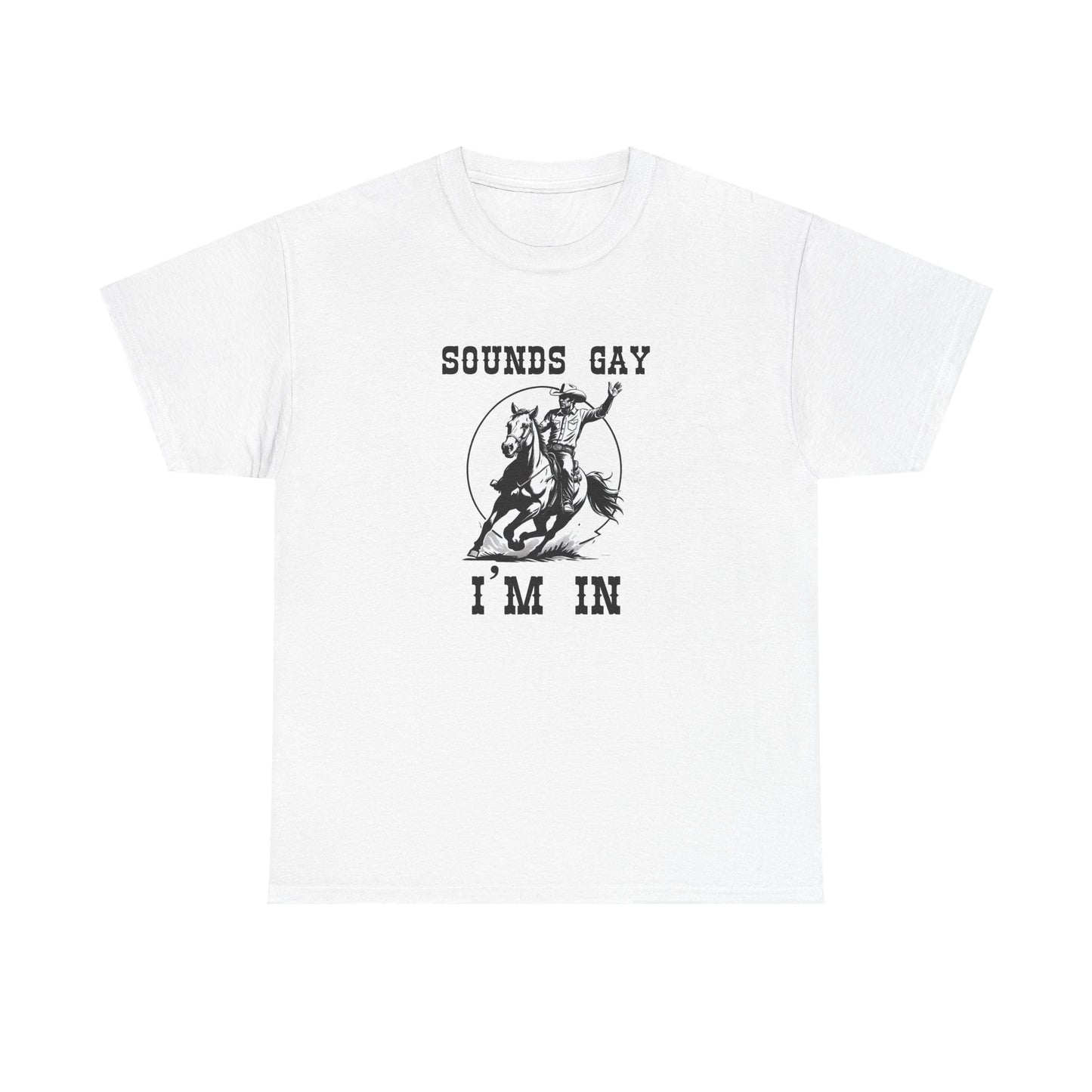 Sounds Gay I'm In - Heavy Cotton Unisex Tee