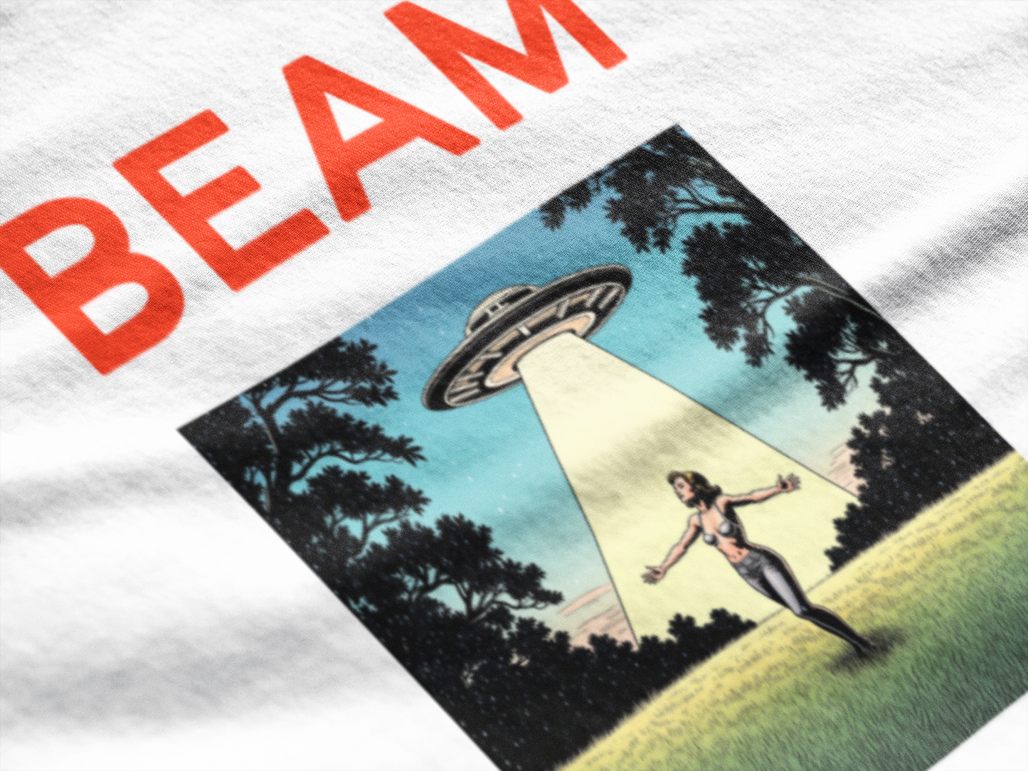 Beam Me Up - Unisex Urban Heavy Tee