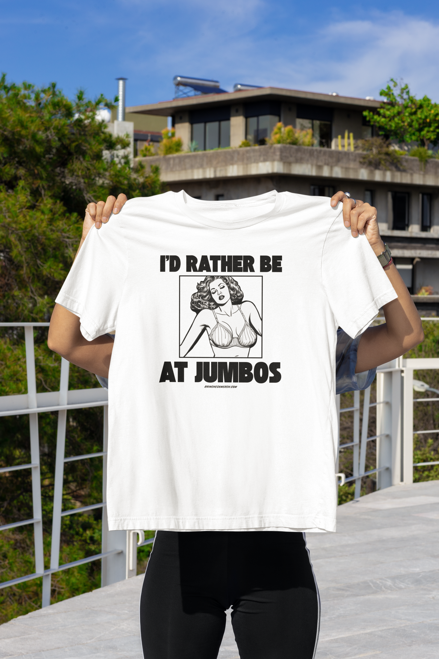 I'd Rather Be At Jumbos -Oversized Heavy Tee
